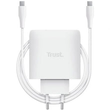 Cargador de Pared GaN Trust Maxo 65W/ 1xUSB Tipo-C/ Incluye Cable USB Tipo-C/ 65W